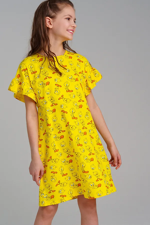 Сорочка PLAYTODAY, жёлтый - фото 2