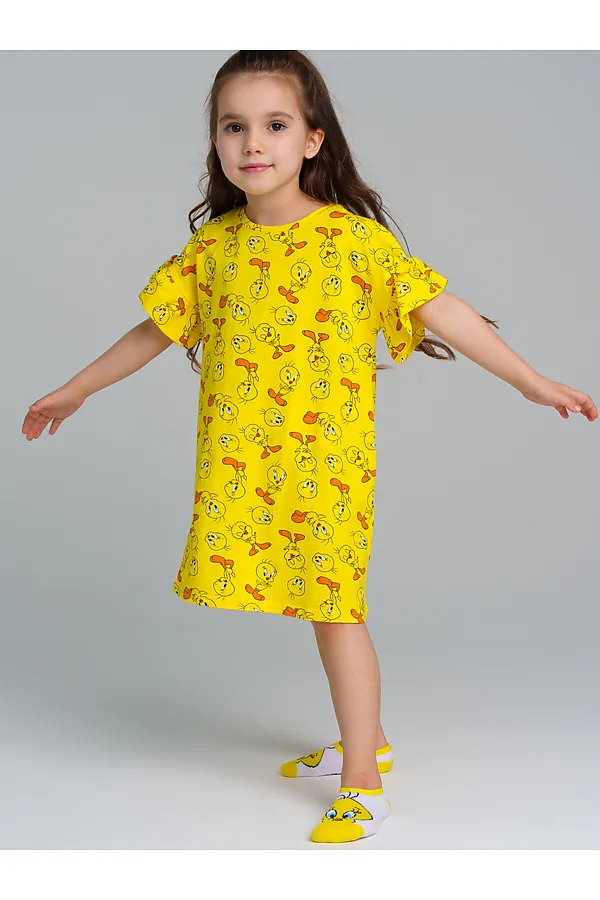 Сорочка PLAYTODAY, жёлтый - фото 2