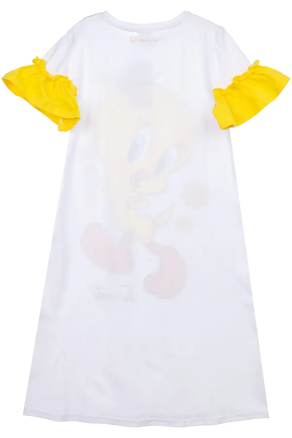 Сорочка PLAYTODAY, белый,жёлтый - фото 2