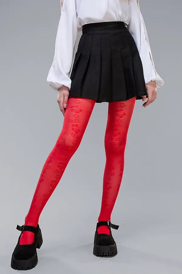 Колготки GIULIA, rosso - фото 2