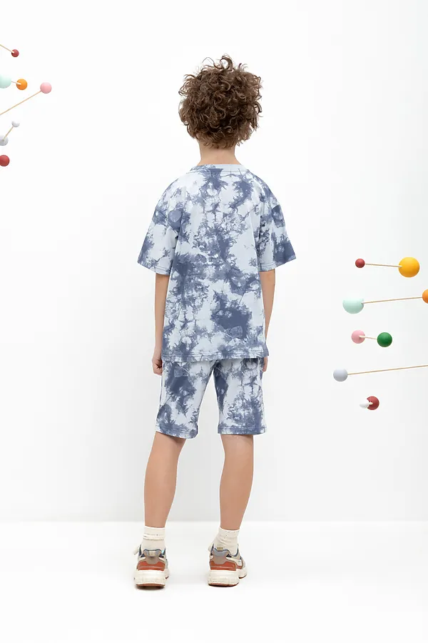 Шорты  CROCKID, серый рассвет,тай-дай к468 - фото 2