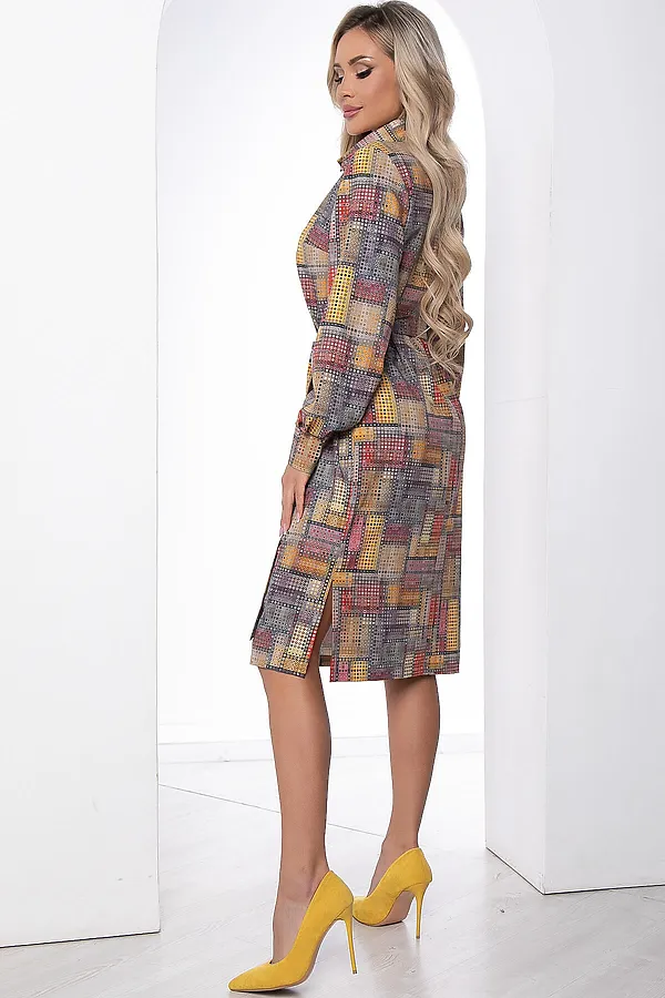 Платье LADY TAIGA, мультиколор - фото 2