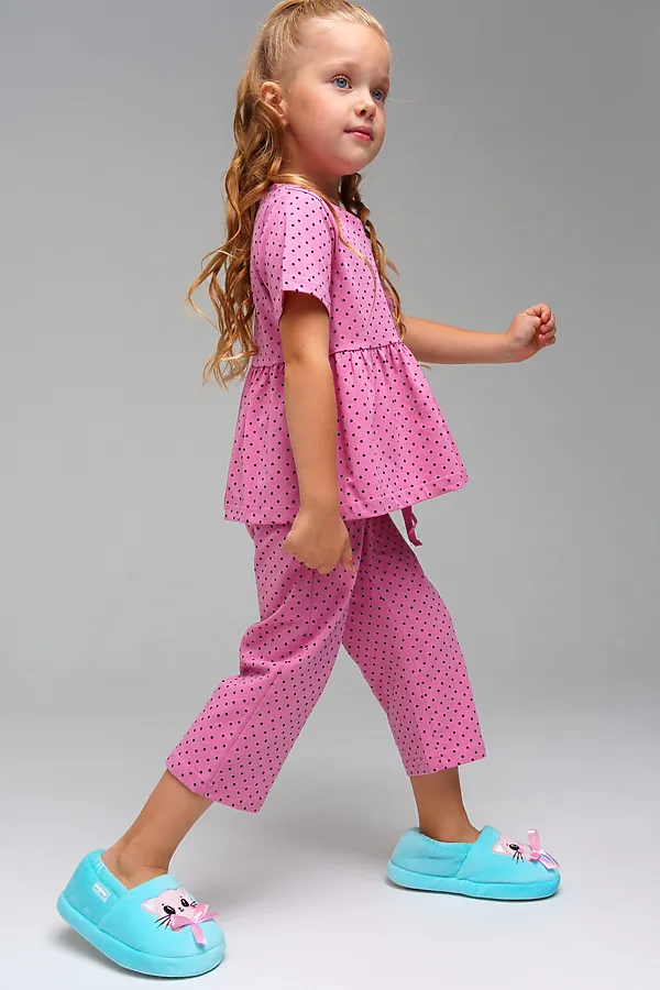 Пижама  PLAYTODAY, светло-розовый,черный - фото 2