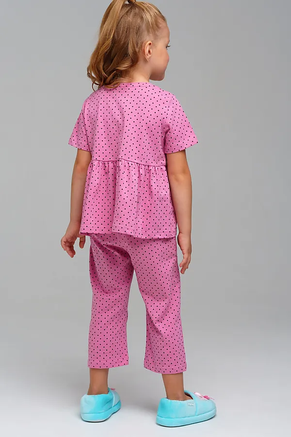 Пижама  PLAYTODAY, светло-розовый,черный - фото 2