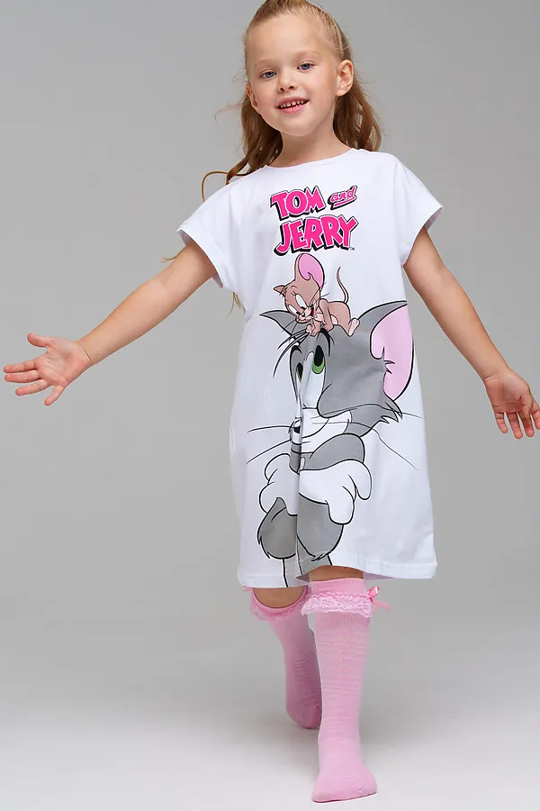 Сорочка ночная PLAYTODAY, белый,разноцветный - фото 2