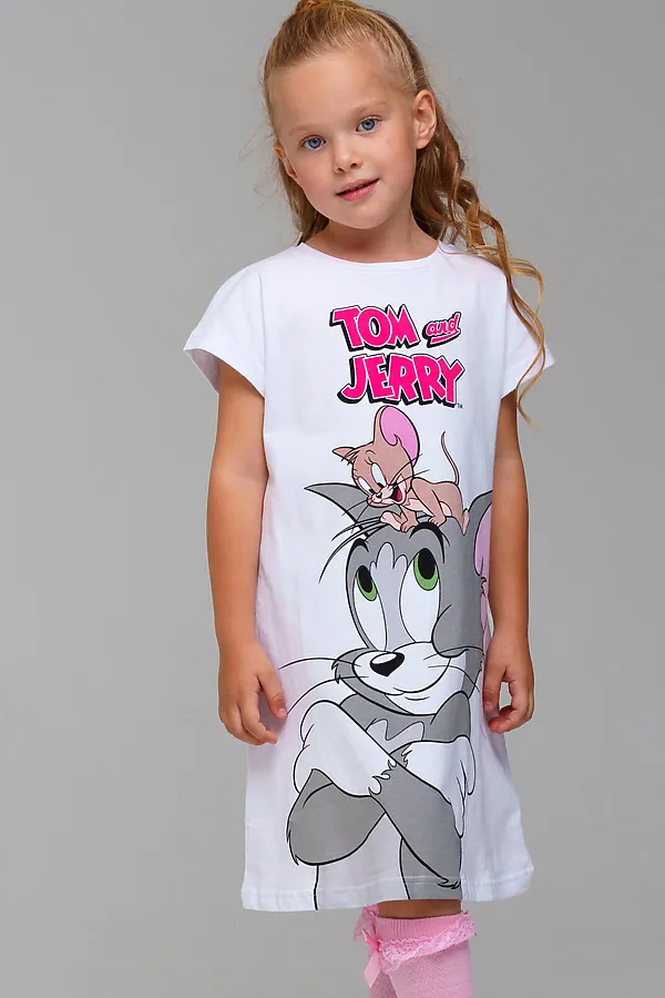 Сорочка ночная PLAYTODAY, белый,разноцветный - фото 2