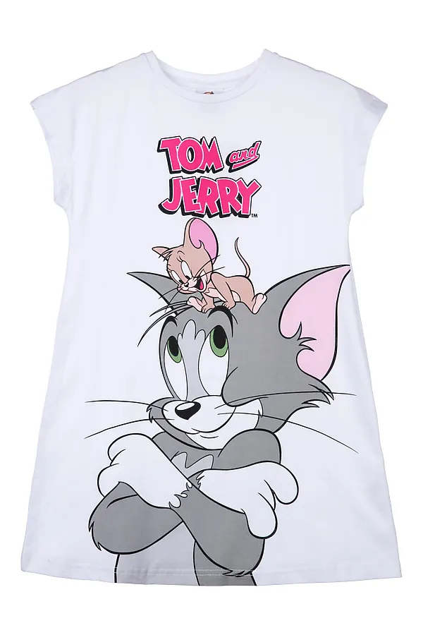 Сорочка ночная PLAYTODAY, белый,разноцветный - фото 2