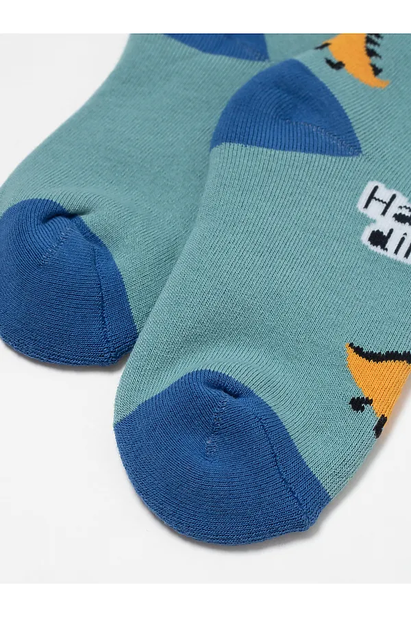 Колготки CONTE KIDS, серо-бирюзовый - фото 2