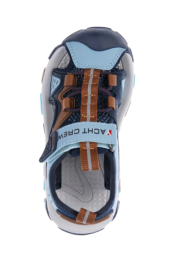 Сандалии  PLAYTODAY, тёмно-синий,голубой,коричневый - фото 2