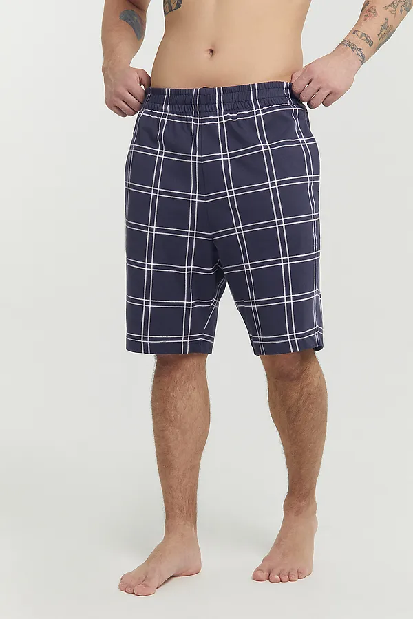 Шорты  MARK FORMELLE, клетка на т.синем - фото 2