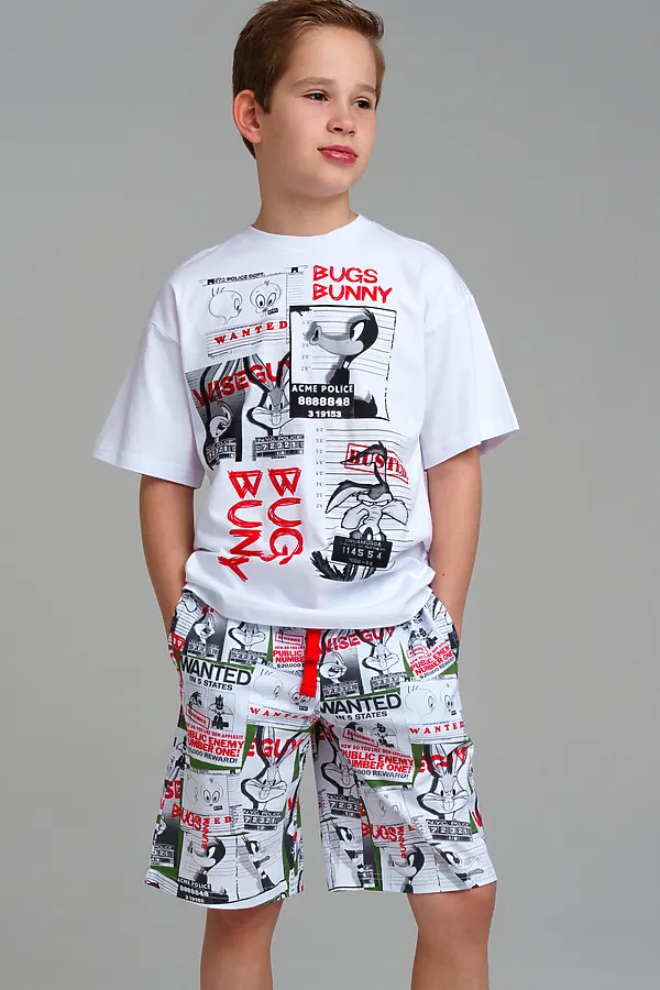 Пижама PLAYTODAY, белый,разноцветный - фото 2