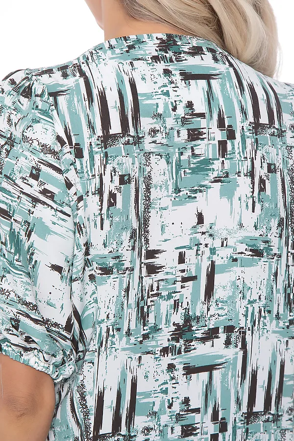 Костюм (Блуза+Брюки) LADY TAIGA, зеленый - фото 2