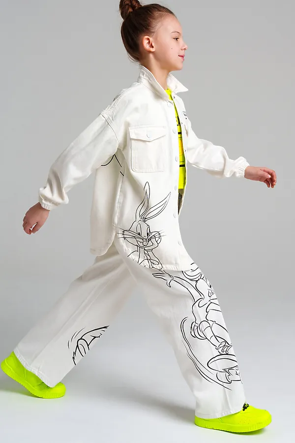 Джинсы PLAYTODAY, белый - фото 2