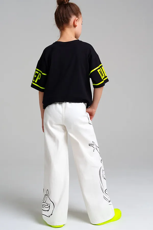 Джинсы PLAYTODAY, белый - фото 2