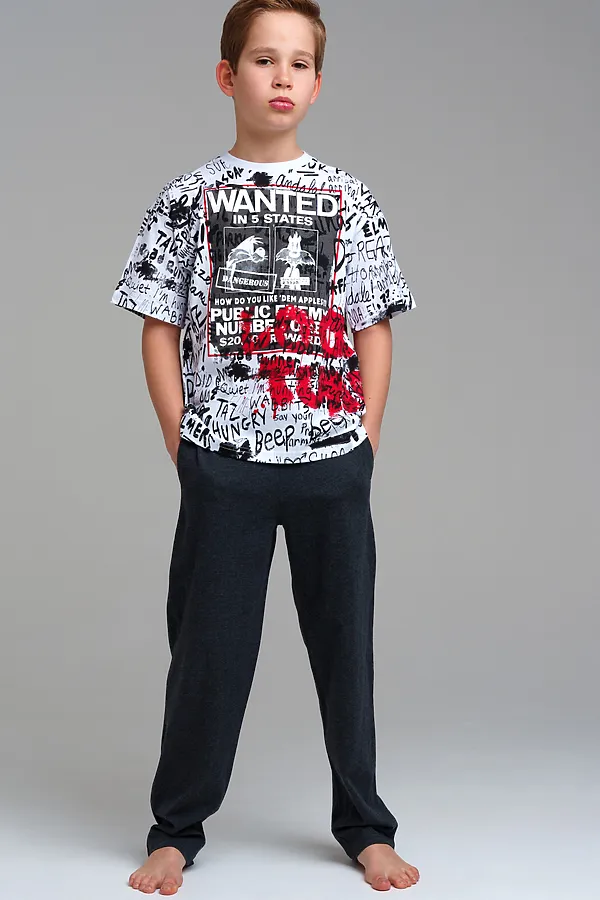 Пижама PLAYTODAY, разноцветный - фото 2