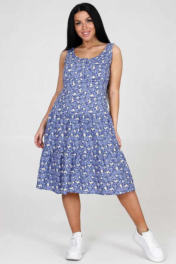 Сарафан 24784 НАТАЛИ, синий - фото 2