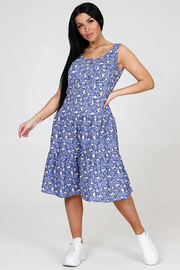 Сарафан 24784 НАТАЛИ, синий - фото 2