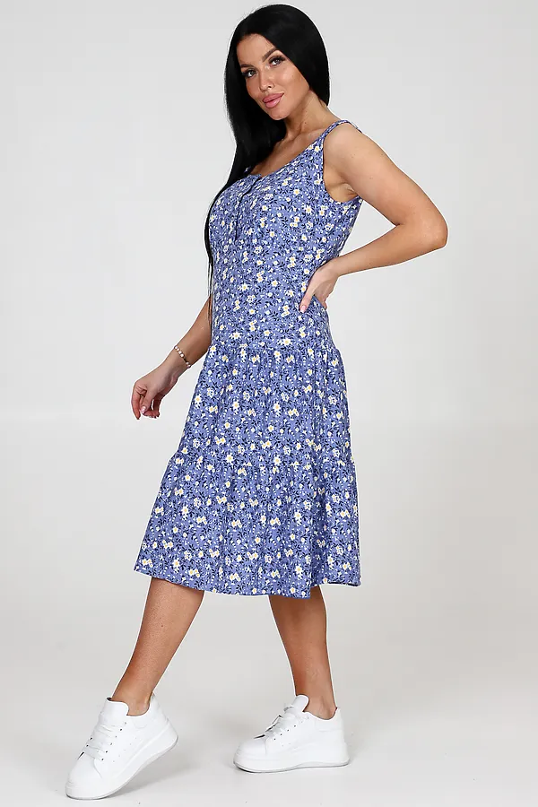 Сарафан 24784 НАТАЛИ, синий - фото 2