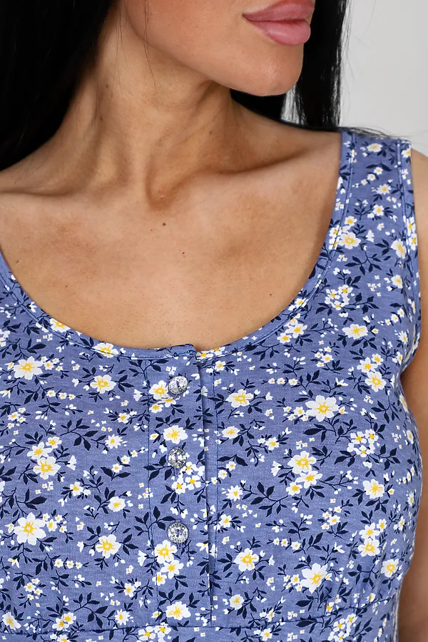 Сарафан 24784 НАТАЛИ, синий - фото 2