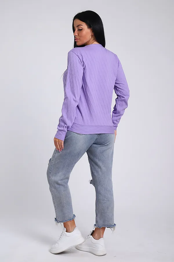 Свитшот 52310 НАТАЛИ, лавандовый - фото 2