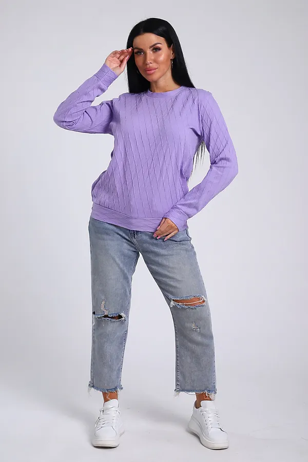 Свитшот 52310 НАТАЛИ, лавандовый - фото 2