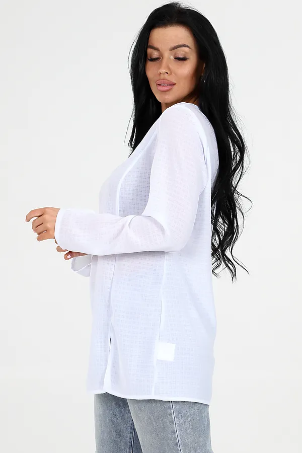 Туника 52162 НАТАЛИ, белая клетка - фото 2