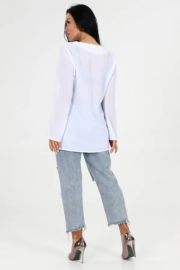 Туника 52162 НАТАЛИ, белая клетка - фото 2