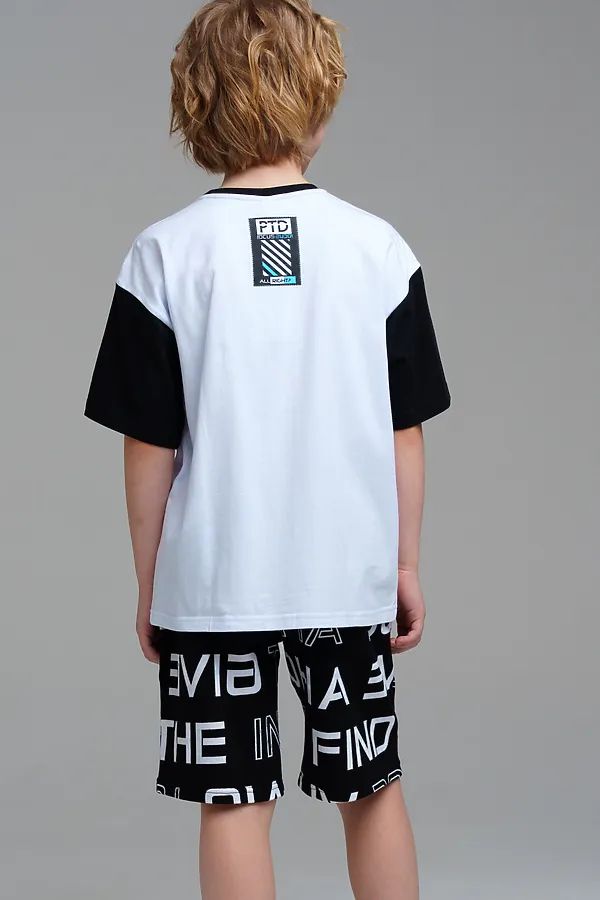 Шорты PLAYTODAY, черный,белый - фото 2