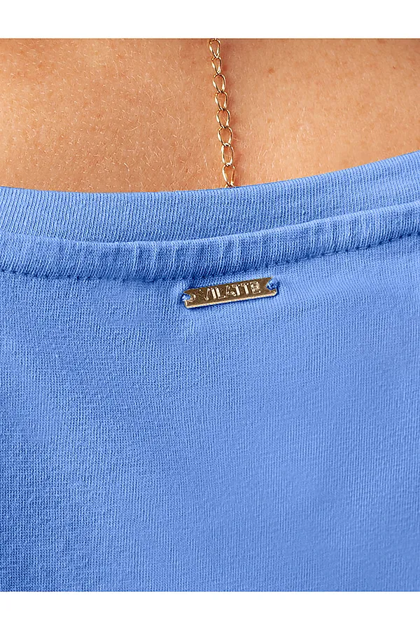 Футболка  VILATTE, васильковый - фото 2