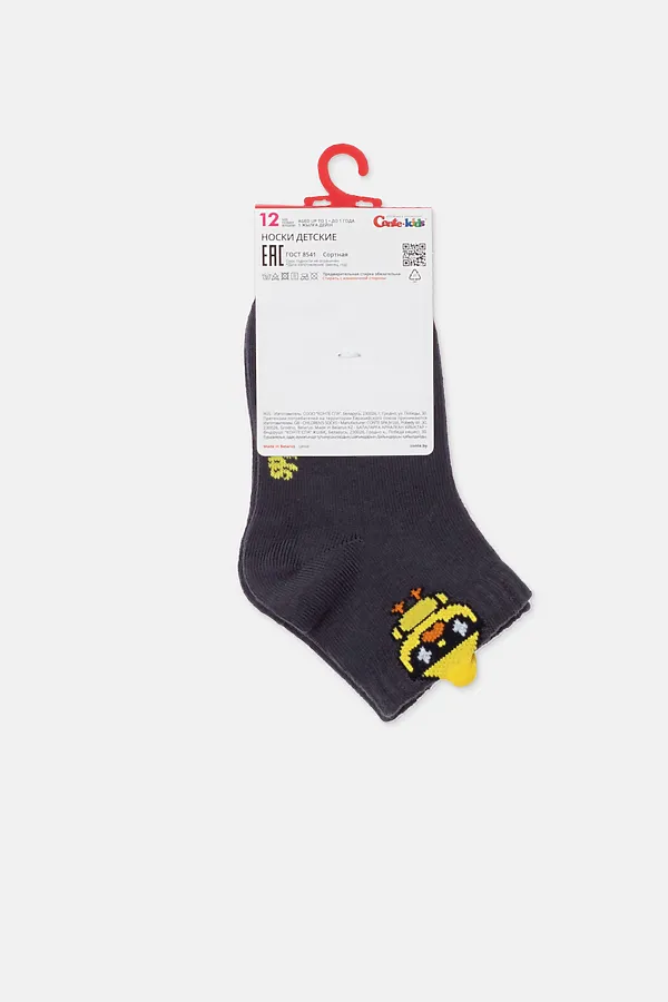 Носки CONTE KIDS, темно-серый - фото 2