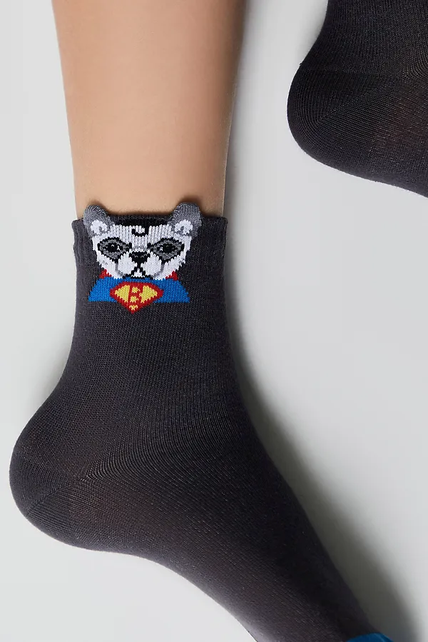 Носки CONTE KIDS, темно-серый - фото 2