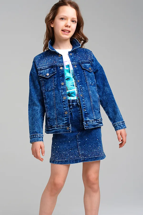 Юбка PLAYTODAY, синий - фото 2