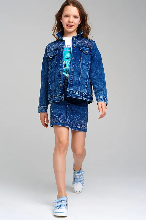 Юбка PLAYTODAY, синий - фото 2