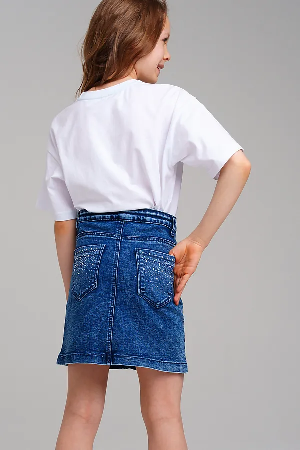 Юбка PLAYTODAY, синий - фото 2