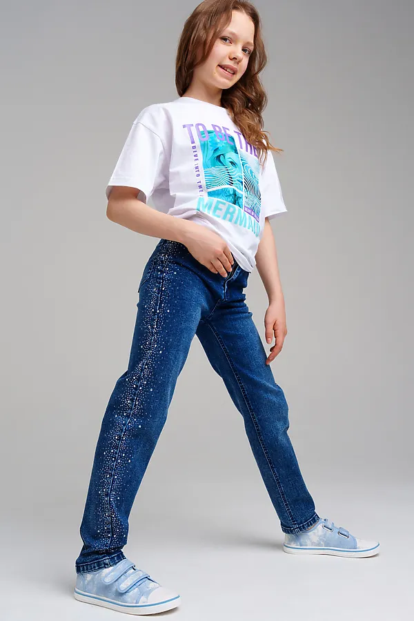 Джинсы PLAYTODAY, синий - фото 2