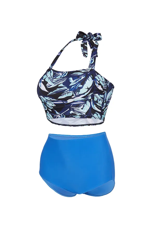 Купальник "Смотреть на море" Nothing But Love, светло-синий, темно-синий, белый - фото 2