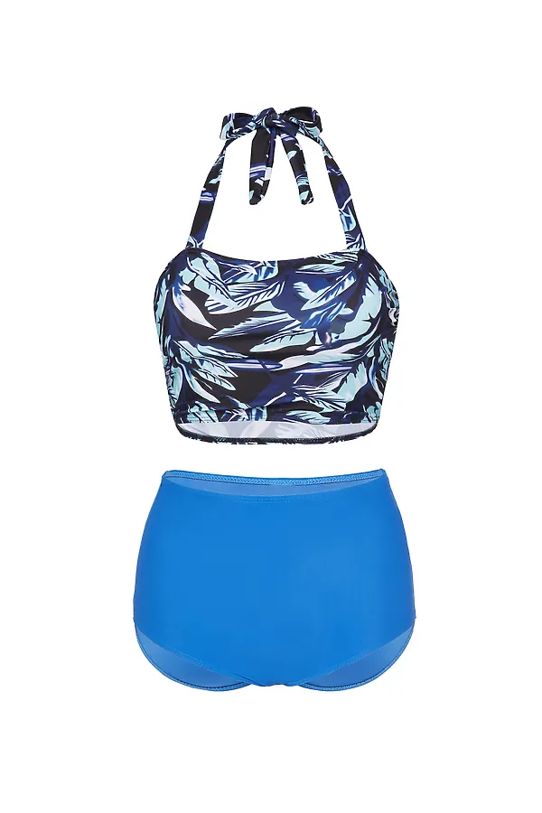 Купальник "Смотреть на море" Nothing But Love, светло-синий, темно-синий, белый - фото 2
