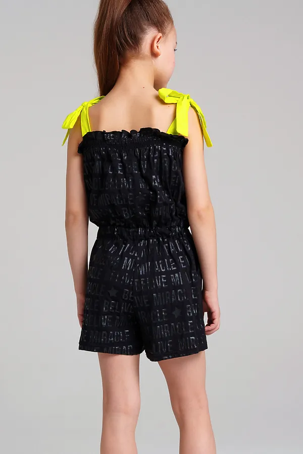 Комбинезон PLAYTODAY, черный,светло-зеленый - фото 2