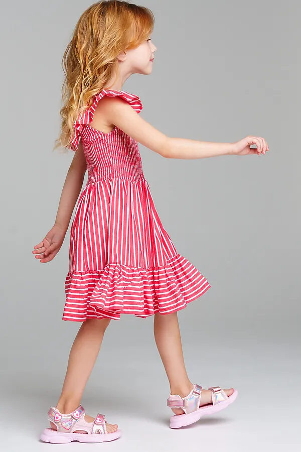 Платье PLAYTODAY, красный,белый - фото 2