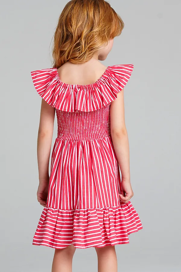 Платье PLAYTODAY, красный,белый - фото 2