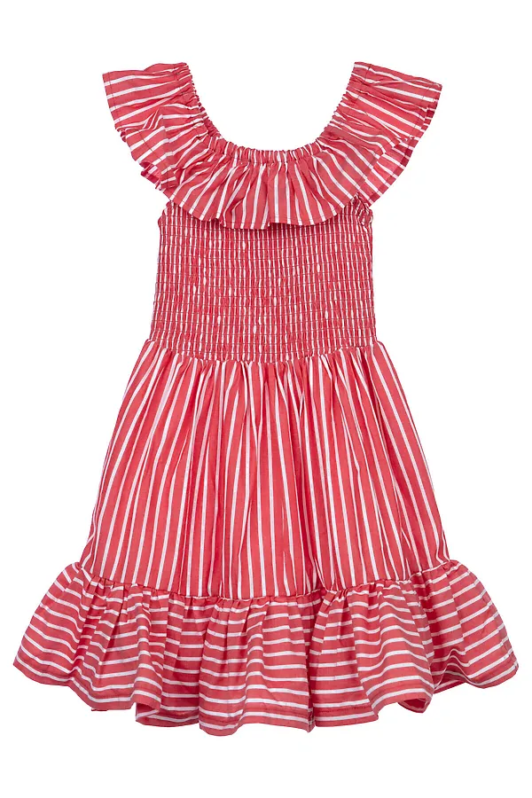 Платье PLAYTODAY, красный,белый - фото 2