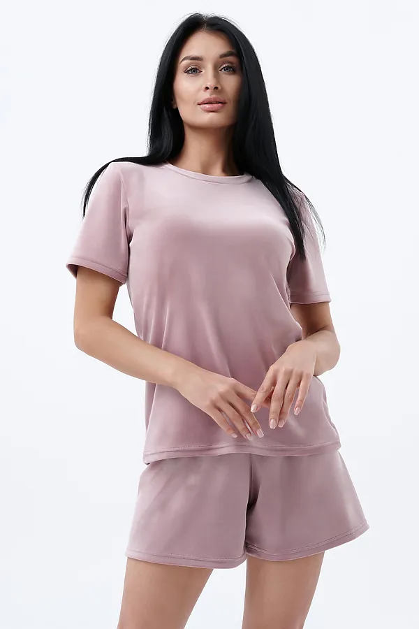 Костюм (Футболка+Шорты) LIKA DRESS, лиловый - фото 2