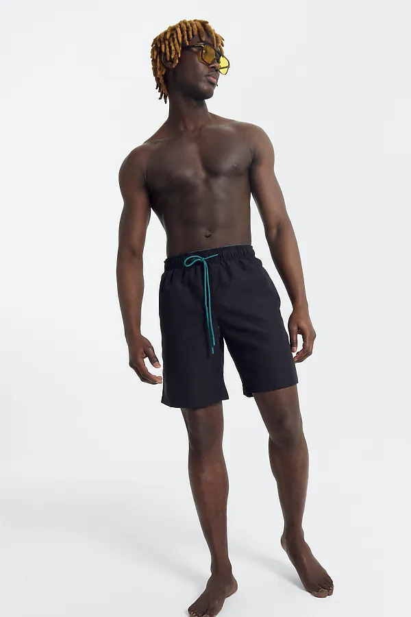 Шорты  MARK FORMELLE, черный +черное море - фото 2