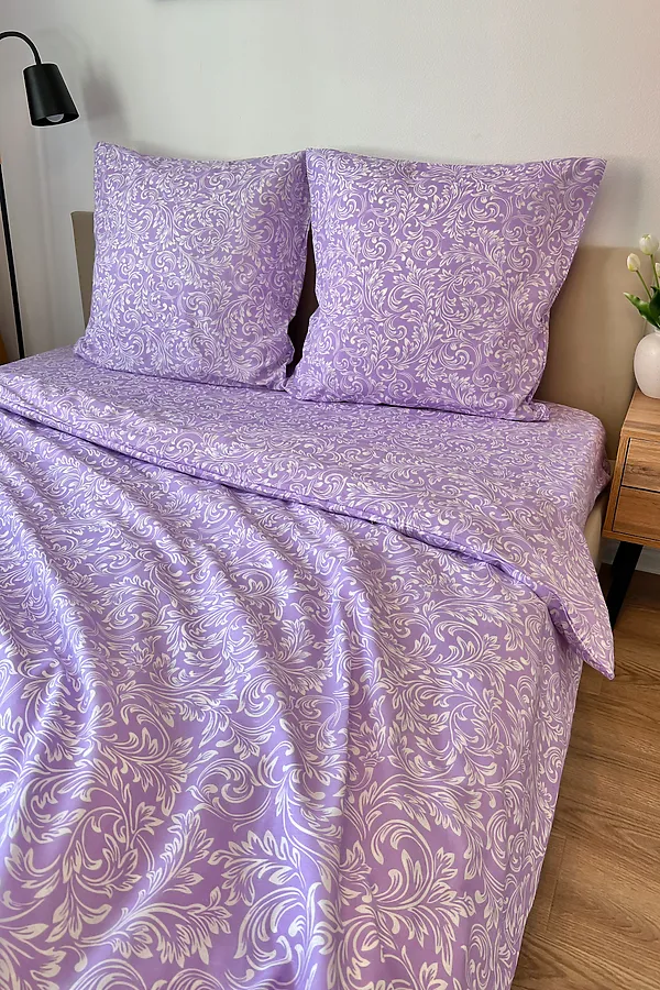 КПБ Завиток бязь НАТАЛИ, сиреневый - фото 2