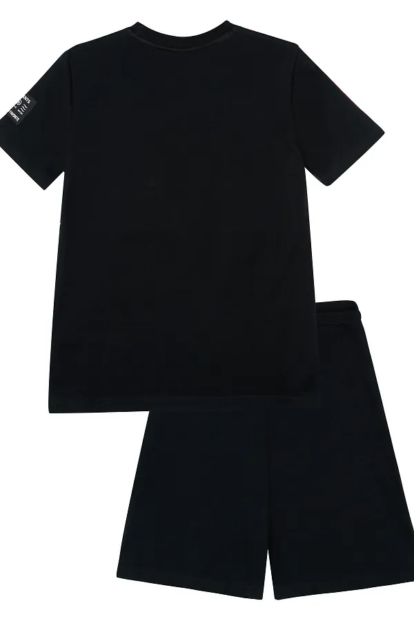 Комплект (Футболка+Шорты) PLAYTODAY, черный,бежевый,белый - фото 2