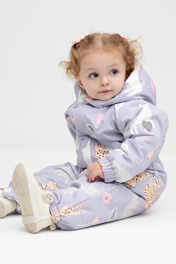 Комбинезон CROCKID, лепесток орхидеи,единорог и друзья - фото 2