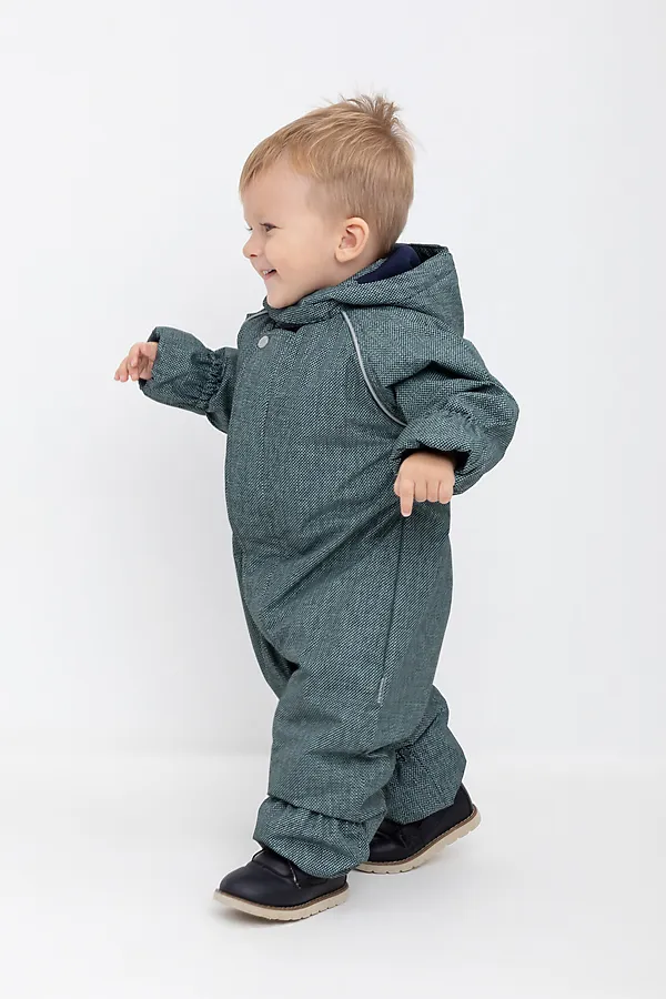 Комбинезон CROCKID, холодная мята,текстура ткани - фото 2