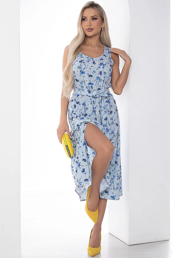 Сарафан LADY TAIGA, голубой - фото 2