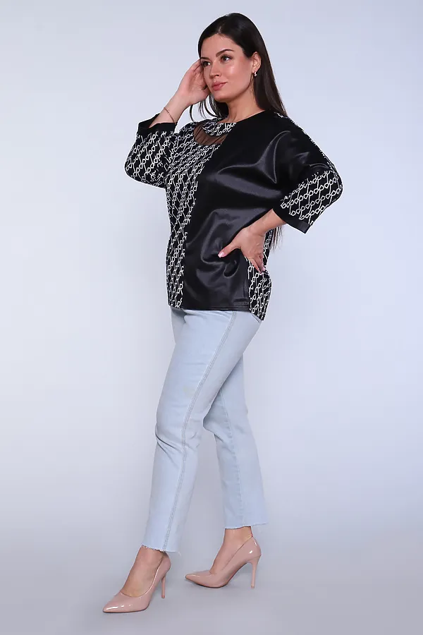 Туника 31716 НАТАЛИ, черный - фото 2