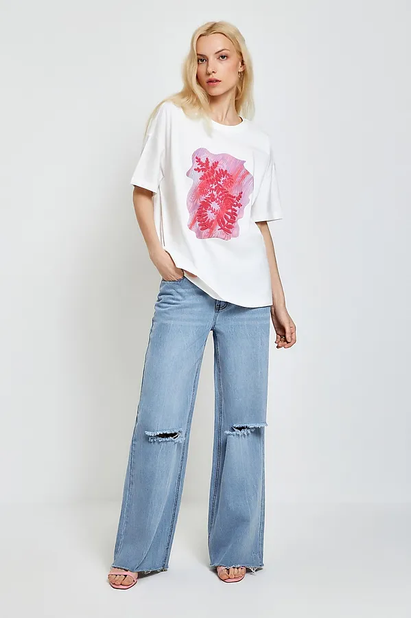 Футболка CONCEPT CLUB, розовый принт - фото 2